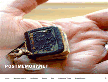 Tablet Screenshot of postmemory.net